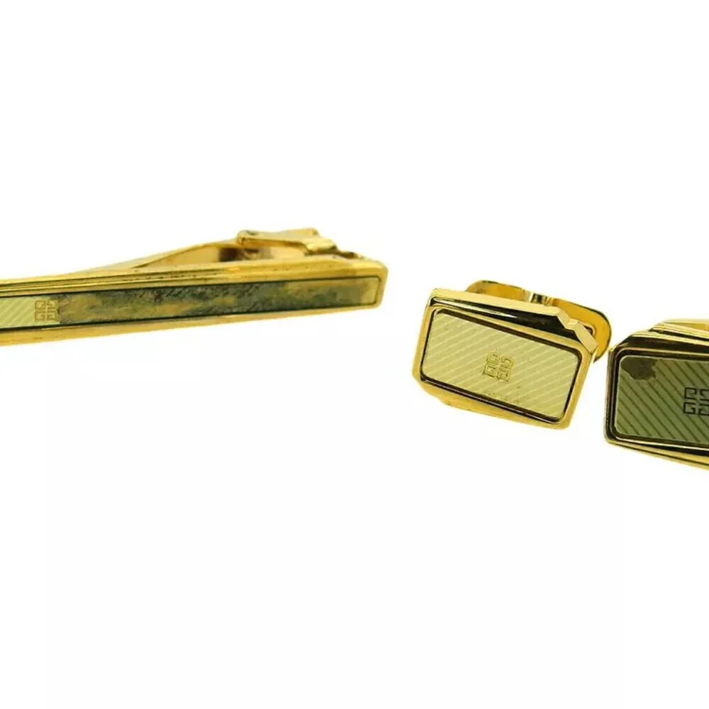 GIVENCHY cuffs 2 items set Gold Hardware Authentic